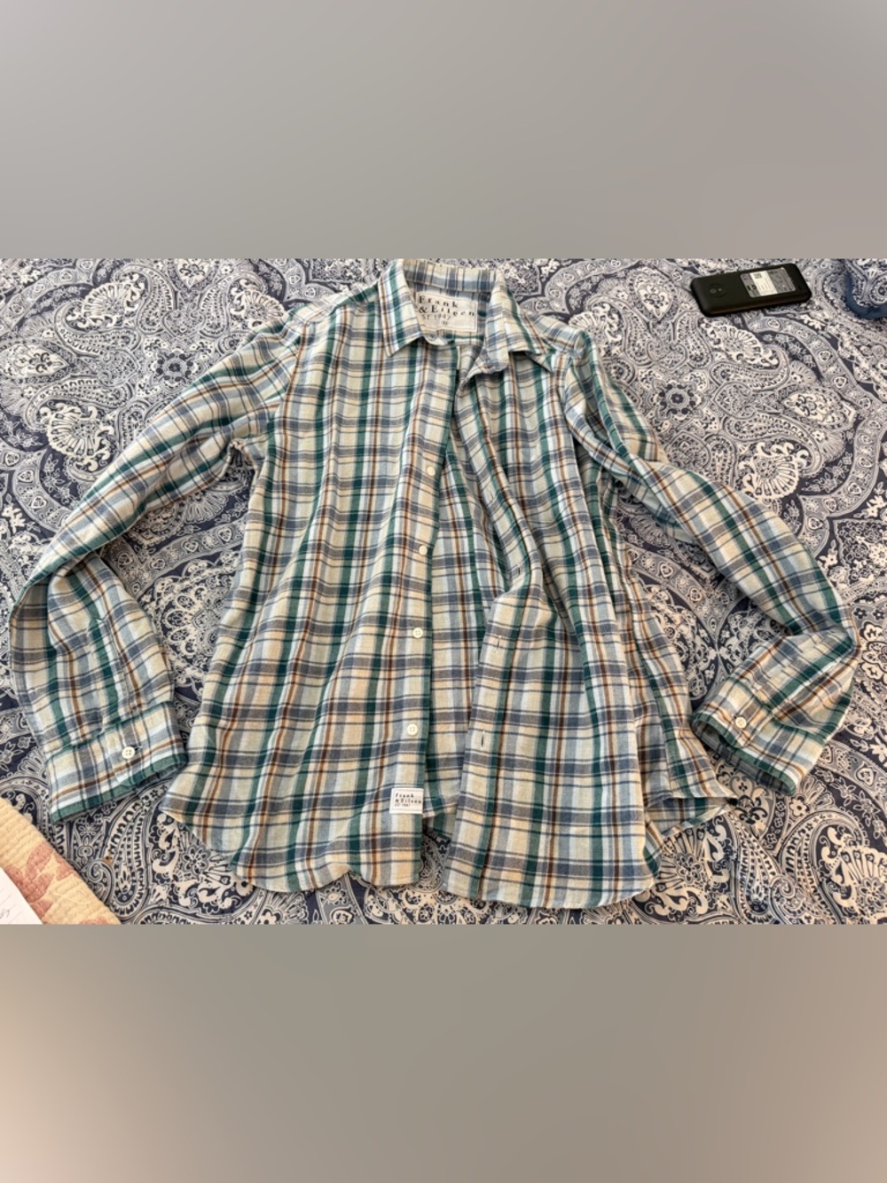 Frank and Eileen Barry Plaid Shirt in size M - Picture 1 of 6